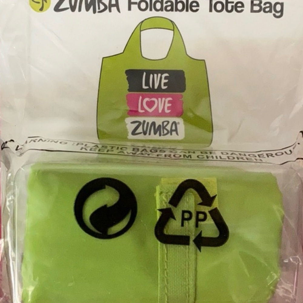 Zumba Ftness Tote Bag foldable